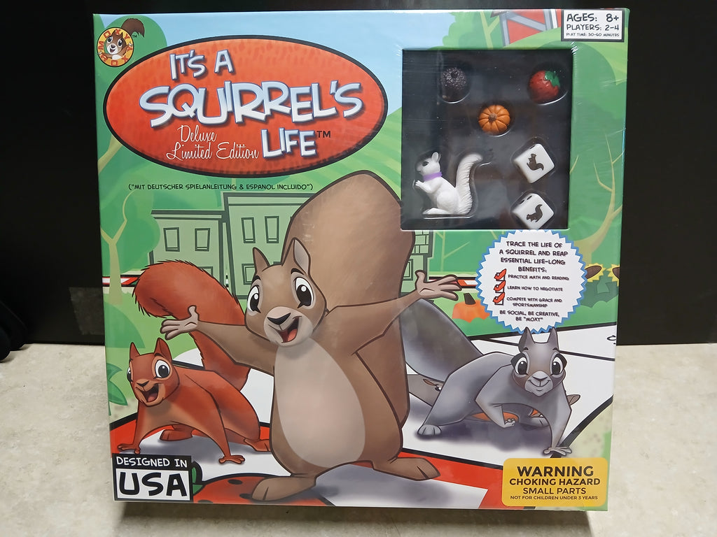 Board Game - "It's a Squirrel's Life" Deluxe Board Game for Ages 8 and Up - 2-4 Players