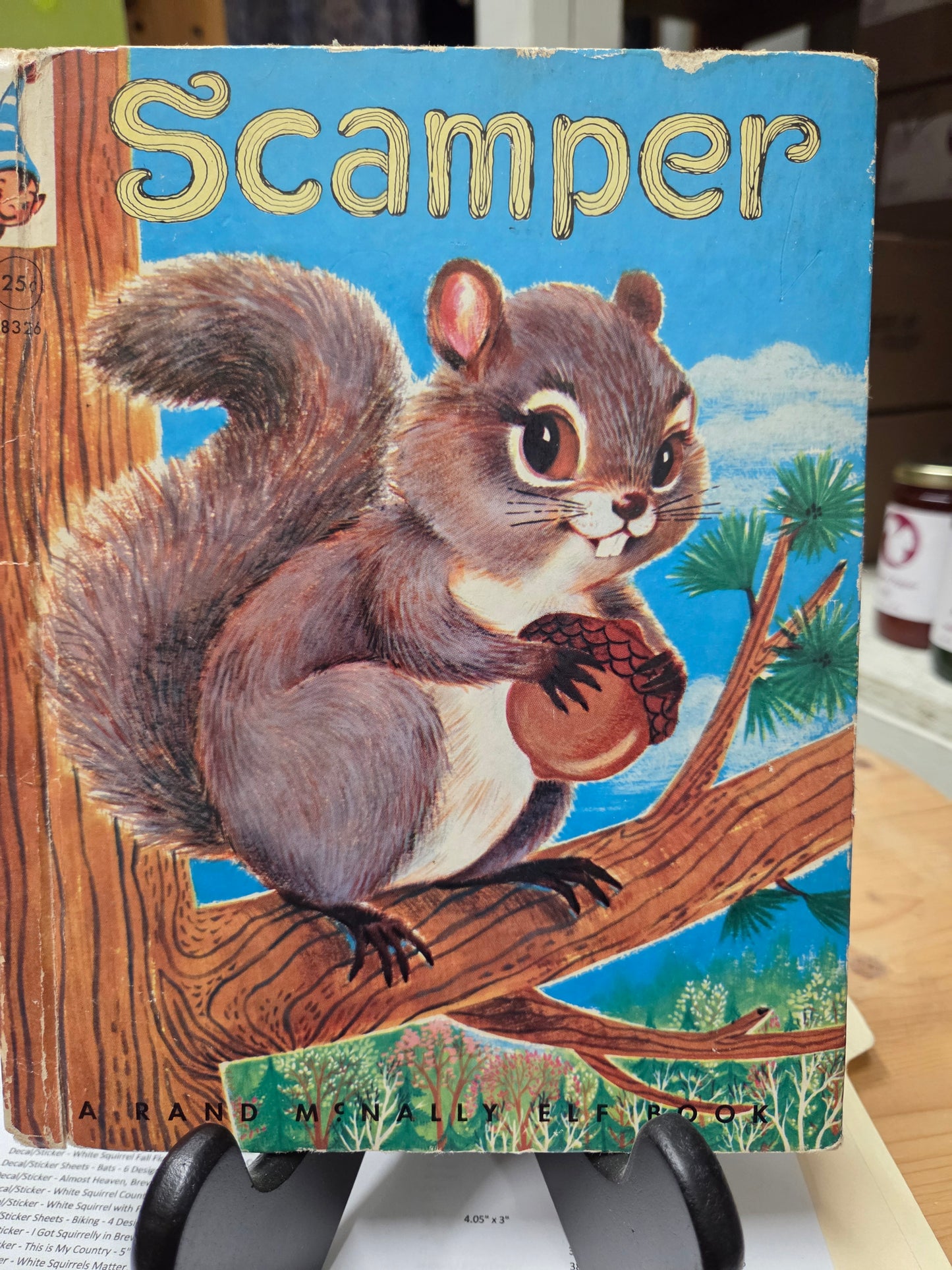 Book - Children's Book - Scamper a Rand McNally Elf Book - Vintage