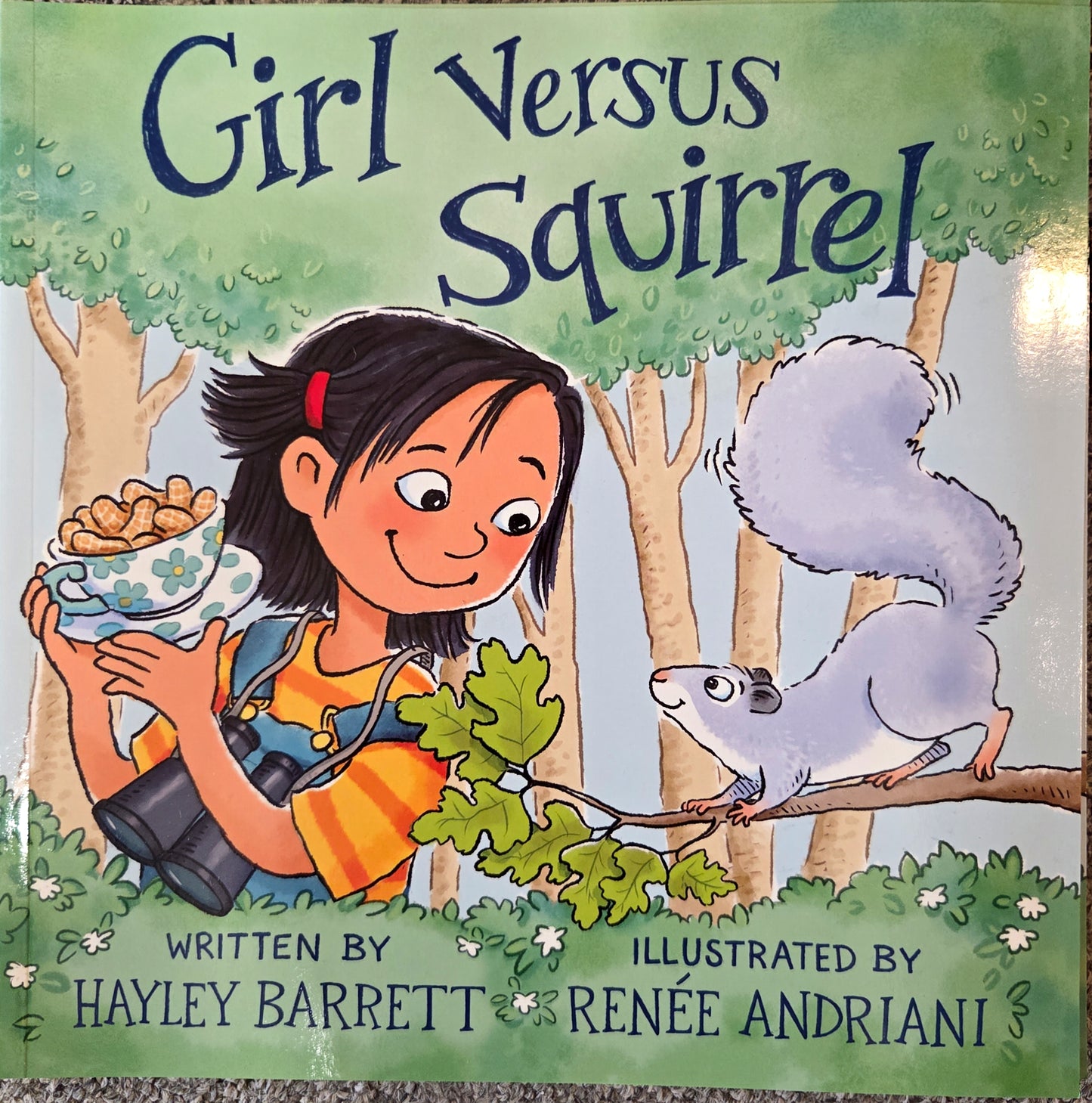 Book -Girl Versus Squirrel - Children's Book