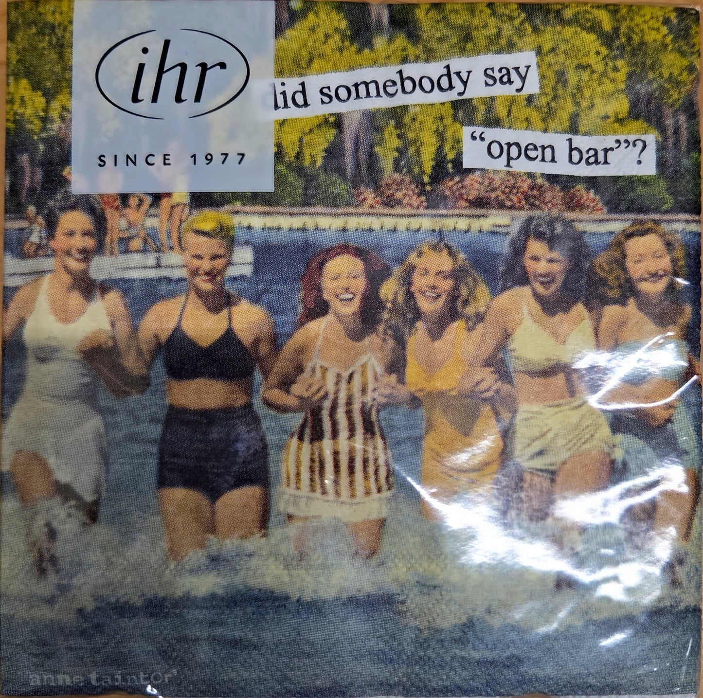 Napkins - Cocktail size for Happy Hour - Funny for Everyone - 50's theme