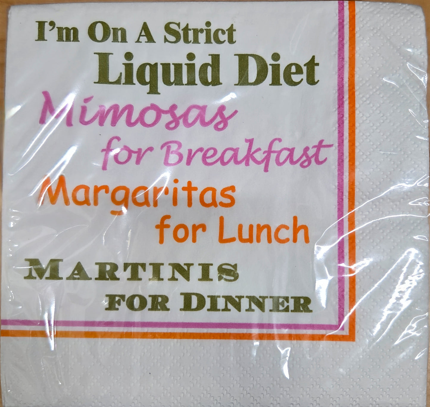 Napkins - Cocktail size for Happy Hour - Funny for Everyone