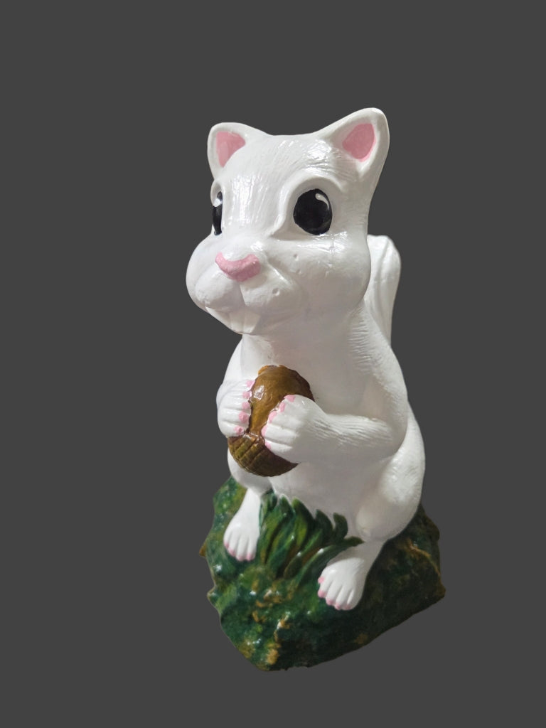 Figurine - Cement Giant Happy Squirrel - Garden Art