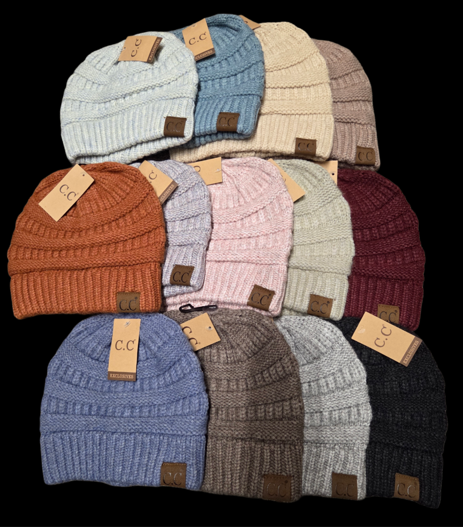Hat - CC Adult Mixed Soft Yard Knit Beanie
