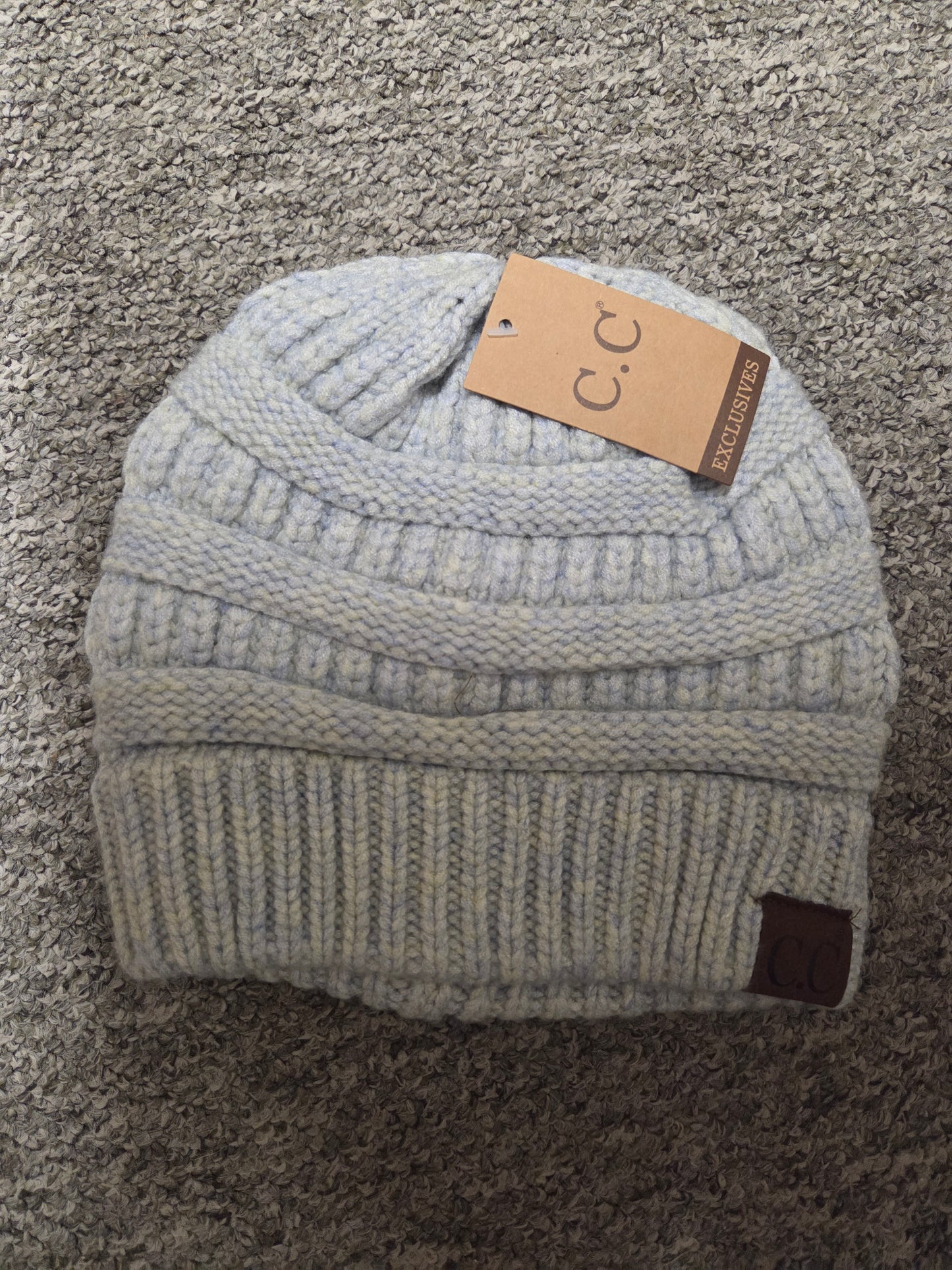 Hat - CC Adult Mixed Soft Yard Knit Beanie