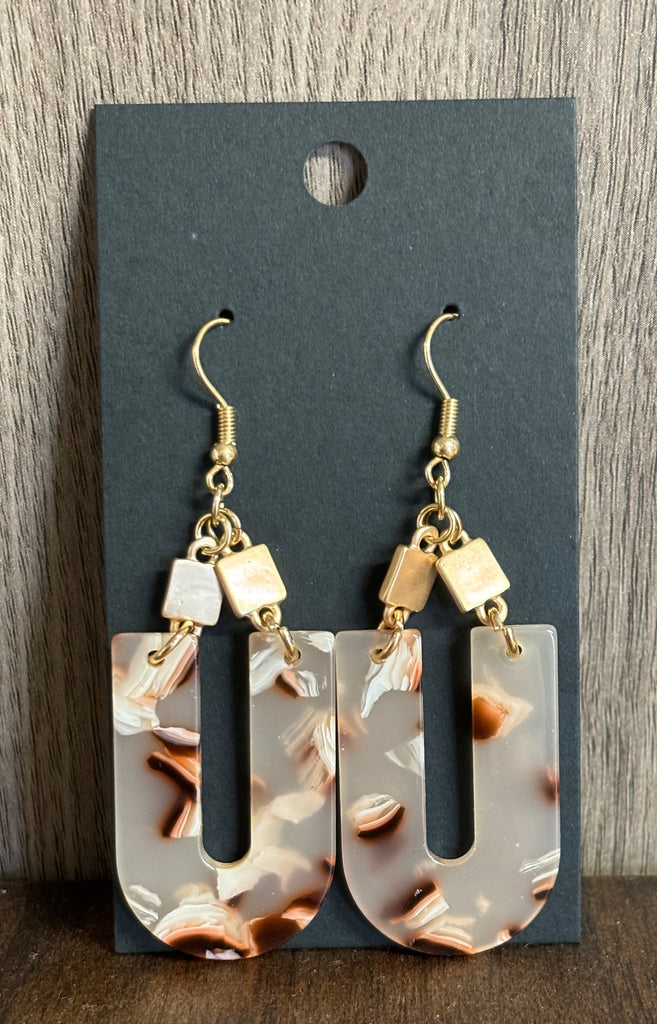 Jewelry- U Shaped Drop Earrings