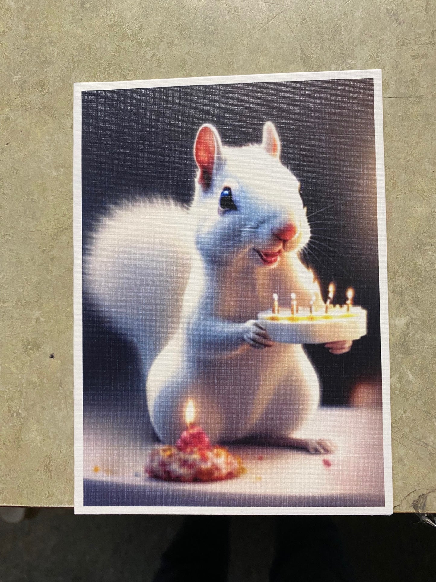 Notecards - White Squirrel Notecards by Lorraine Skala