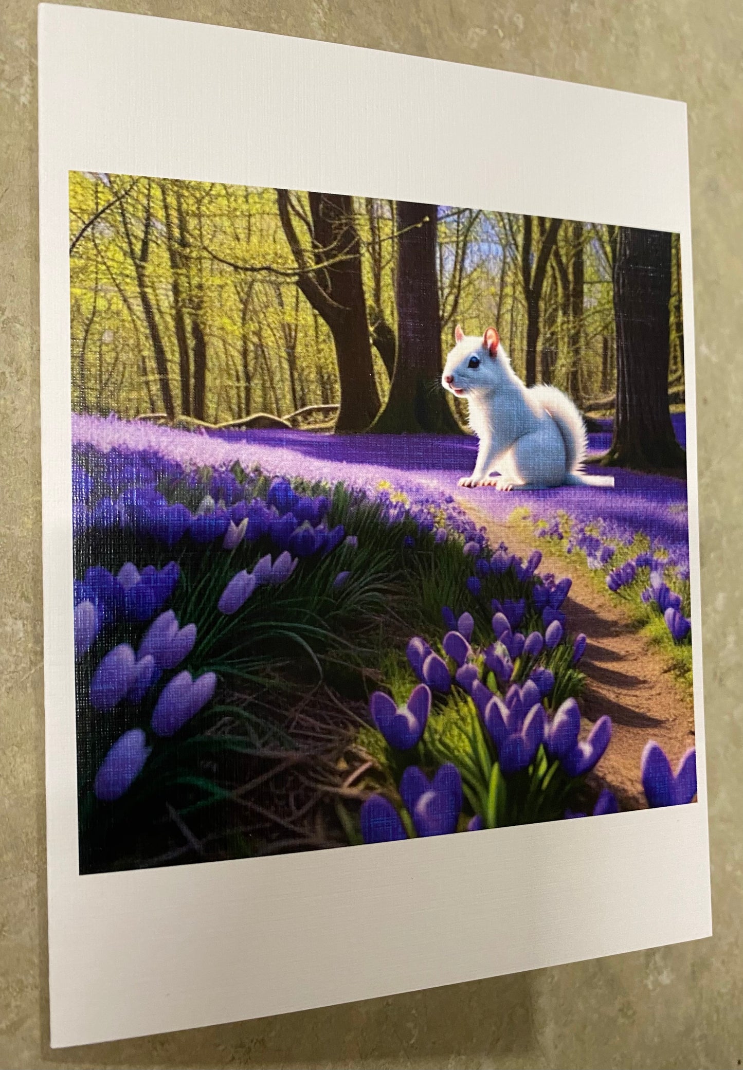 Notecards - White Squirrel Notecards by Lorraine Skala