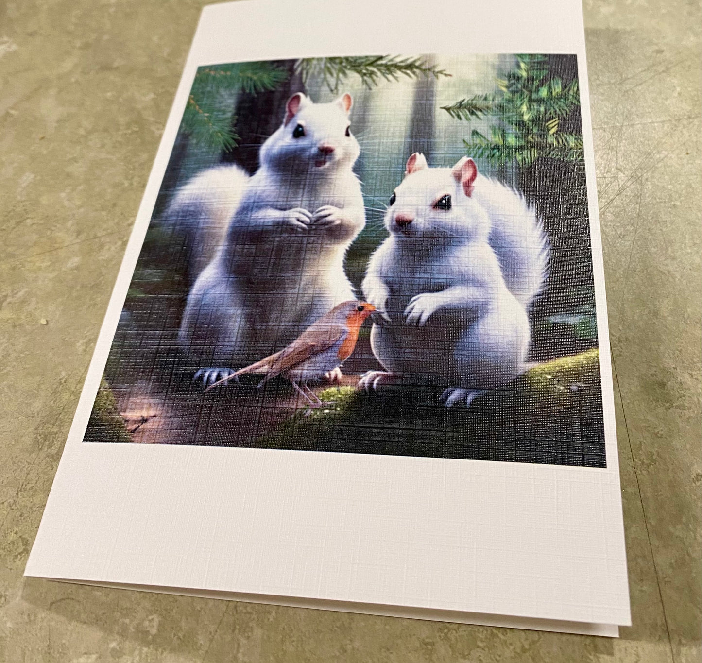 Notecards - White Squirrel Notecards by Lorraine Skala