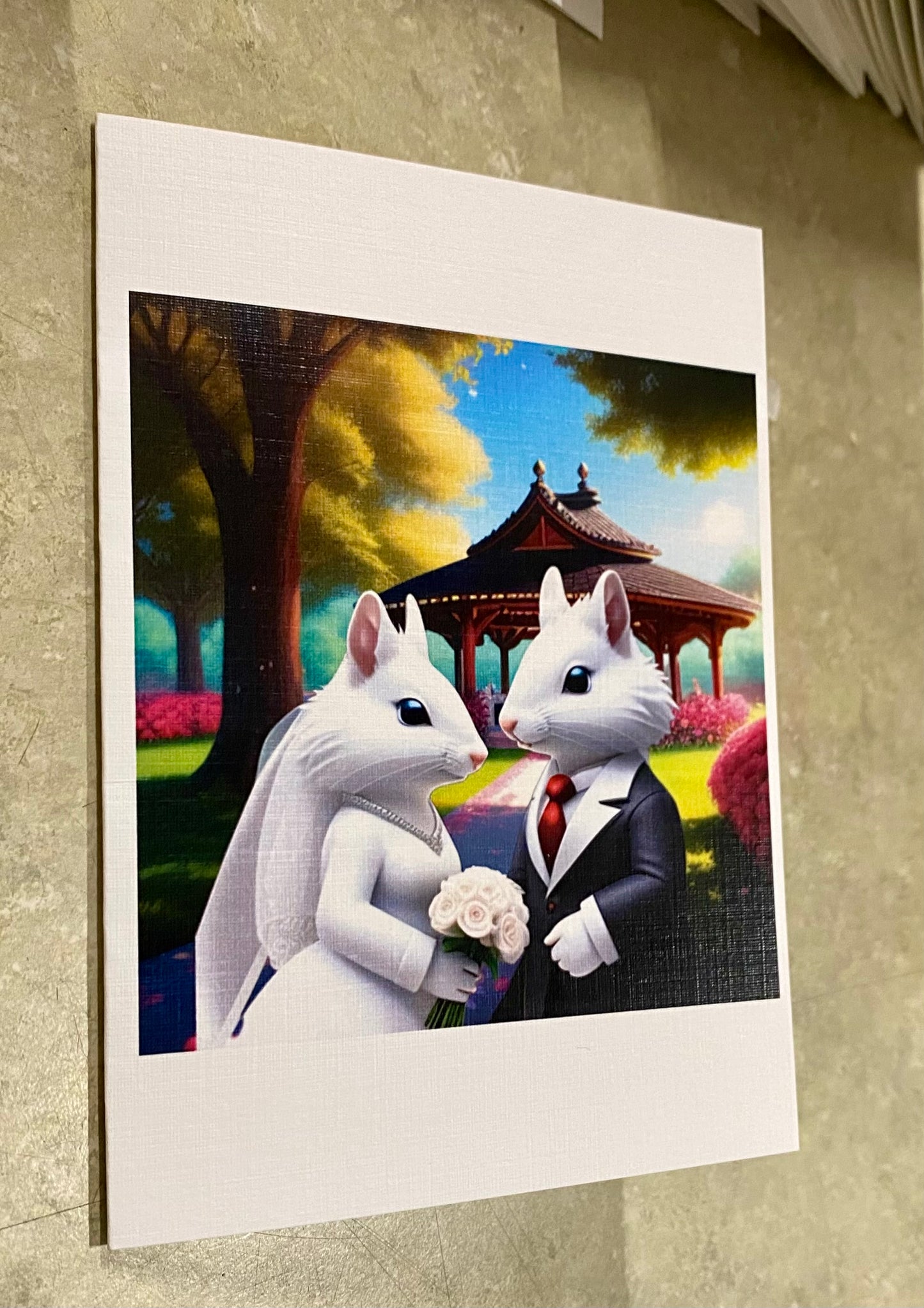 Notecards - White Squirrel Notecards by Lorraine Skala