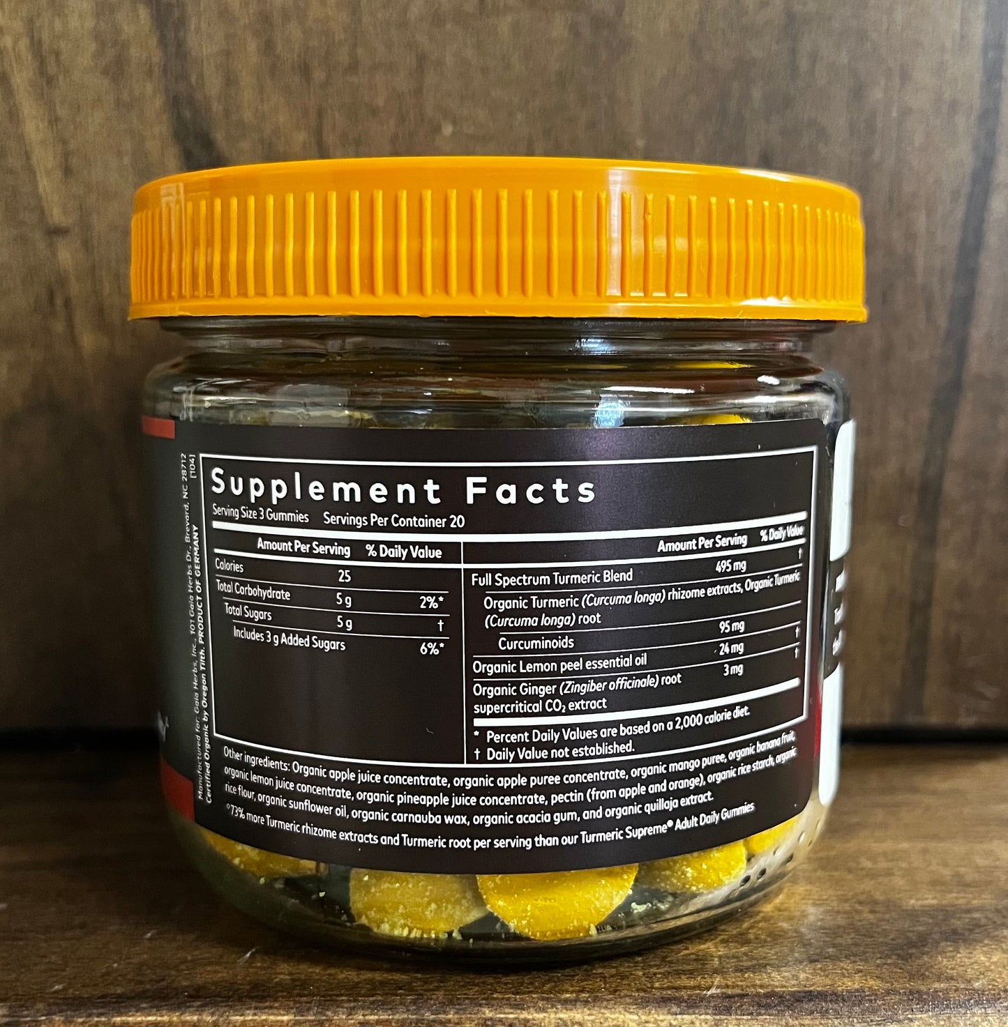 Gaia Herbs - Turmeric Supreme Extra Strength Organic Gummies *