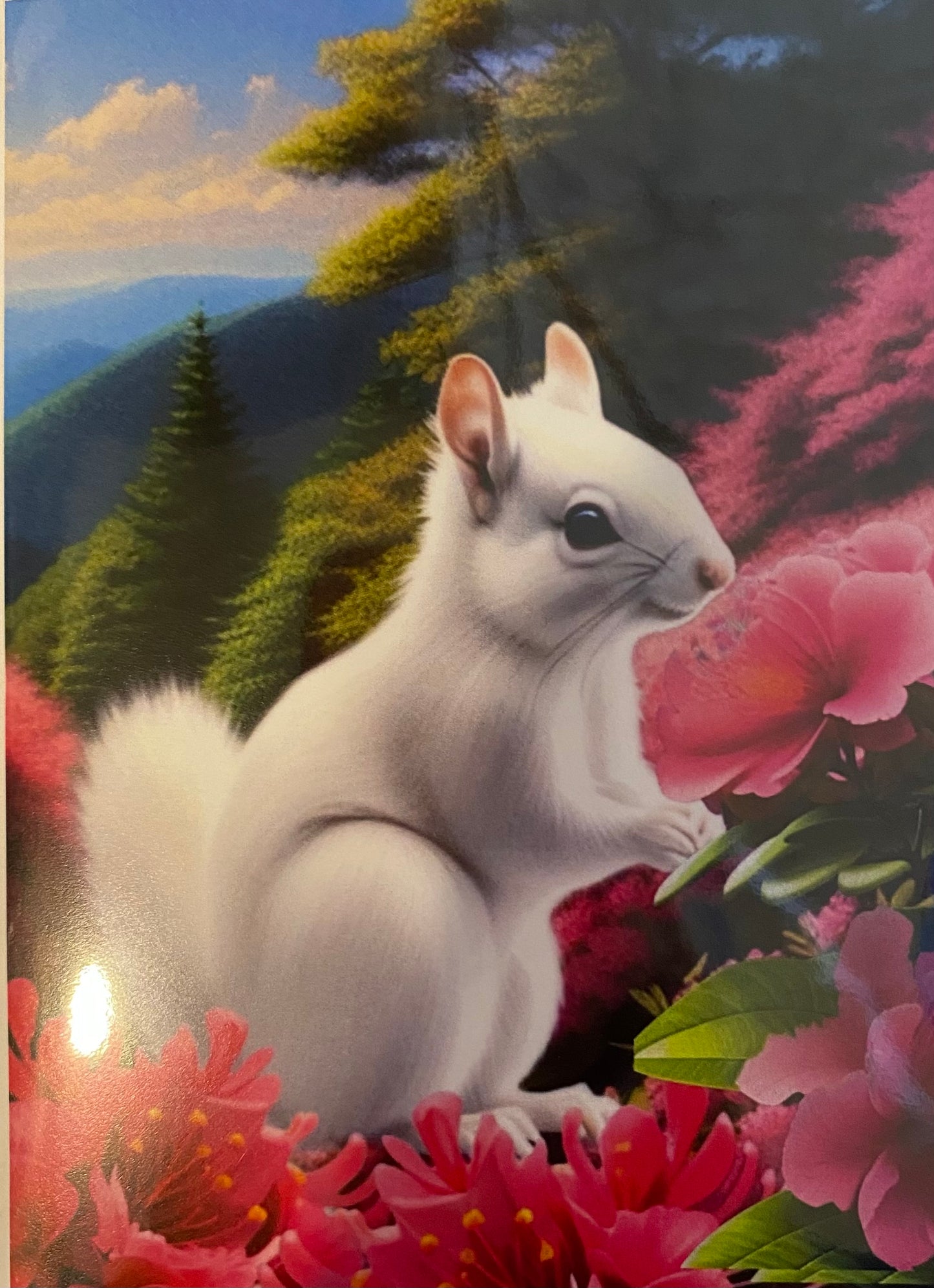 Notecards - White Squirrel Notecards by Lorraine Skala