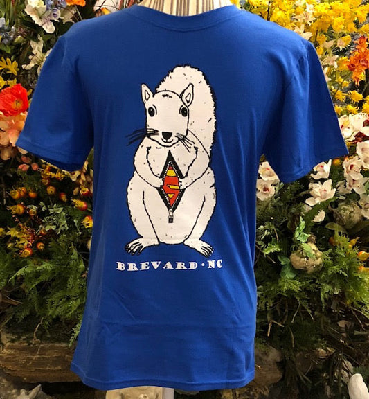 T-Shirt - Kids - Youth - Superman Squirrel - Short Sleeve Crew Neck