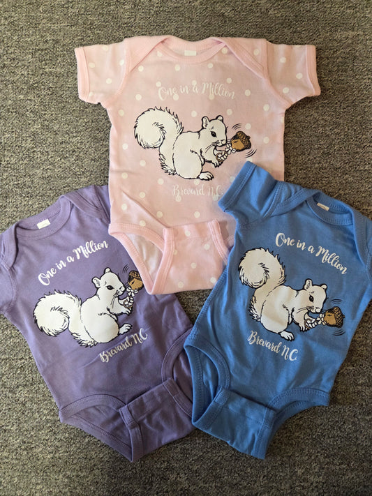 T-Shirt - Kids - Baby Onesie - One in a Million in Carolina Blue