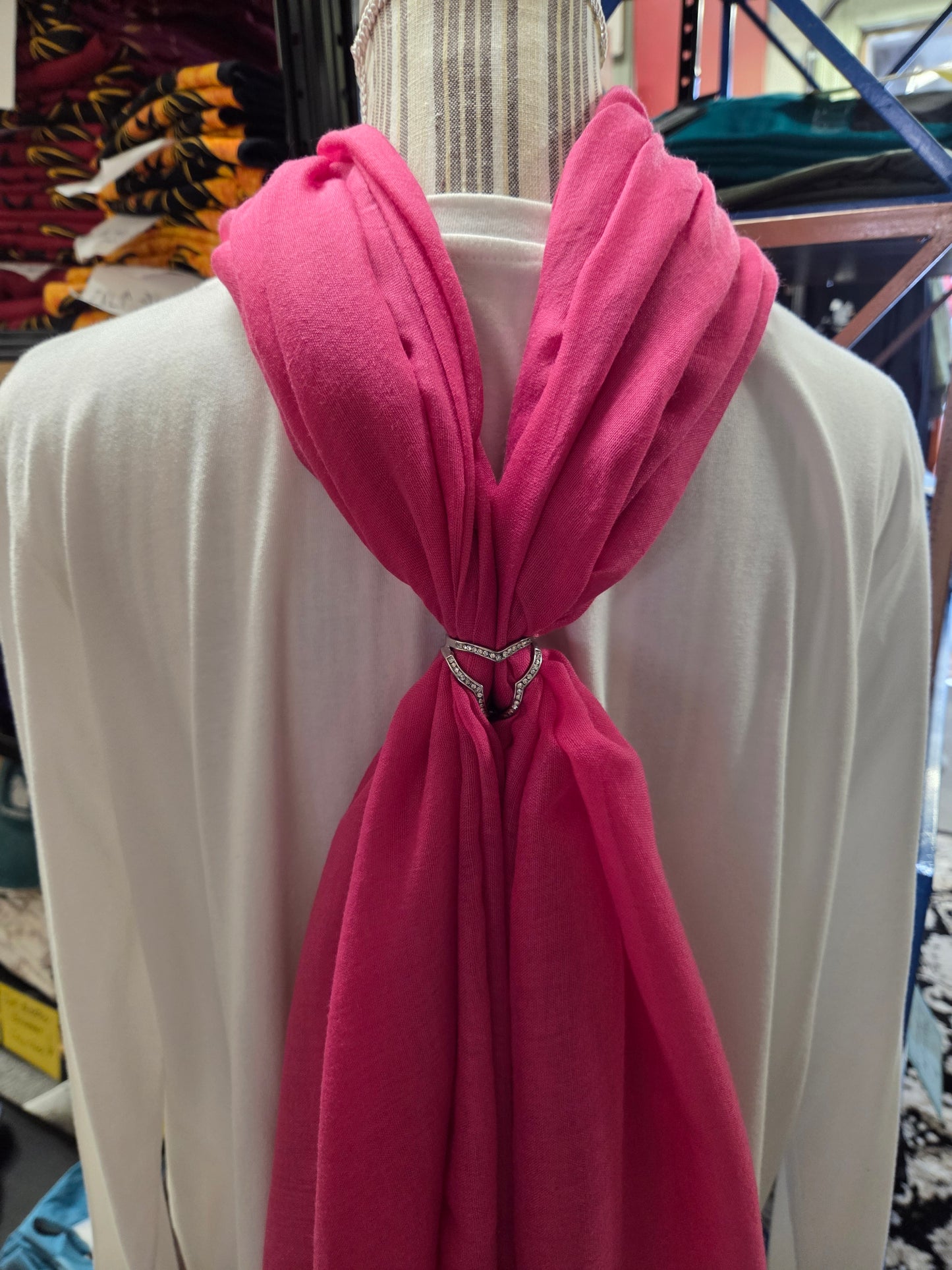 Scarf - Gauze Long Scarf - Lightweight Summer Wrap Shawl 66x30 Inches