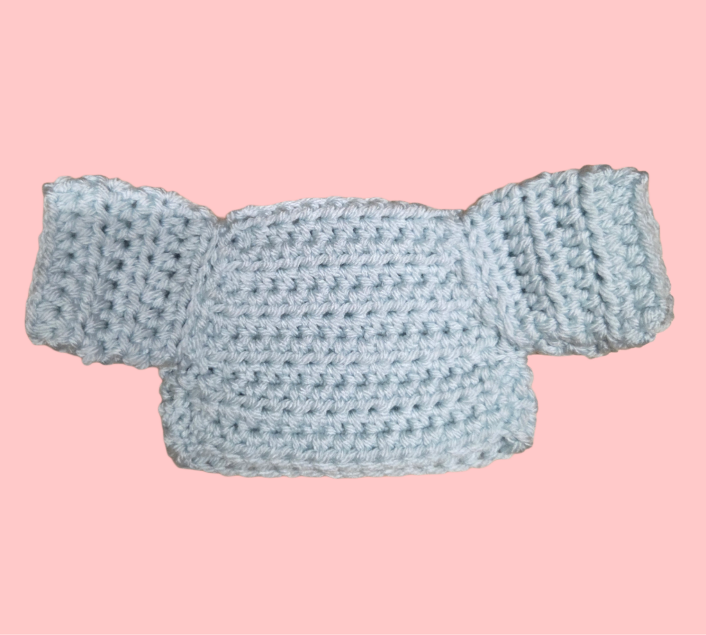 Stuffed Animal - Large Plush White Squirrel with Black Nose Wearing a Sweater