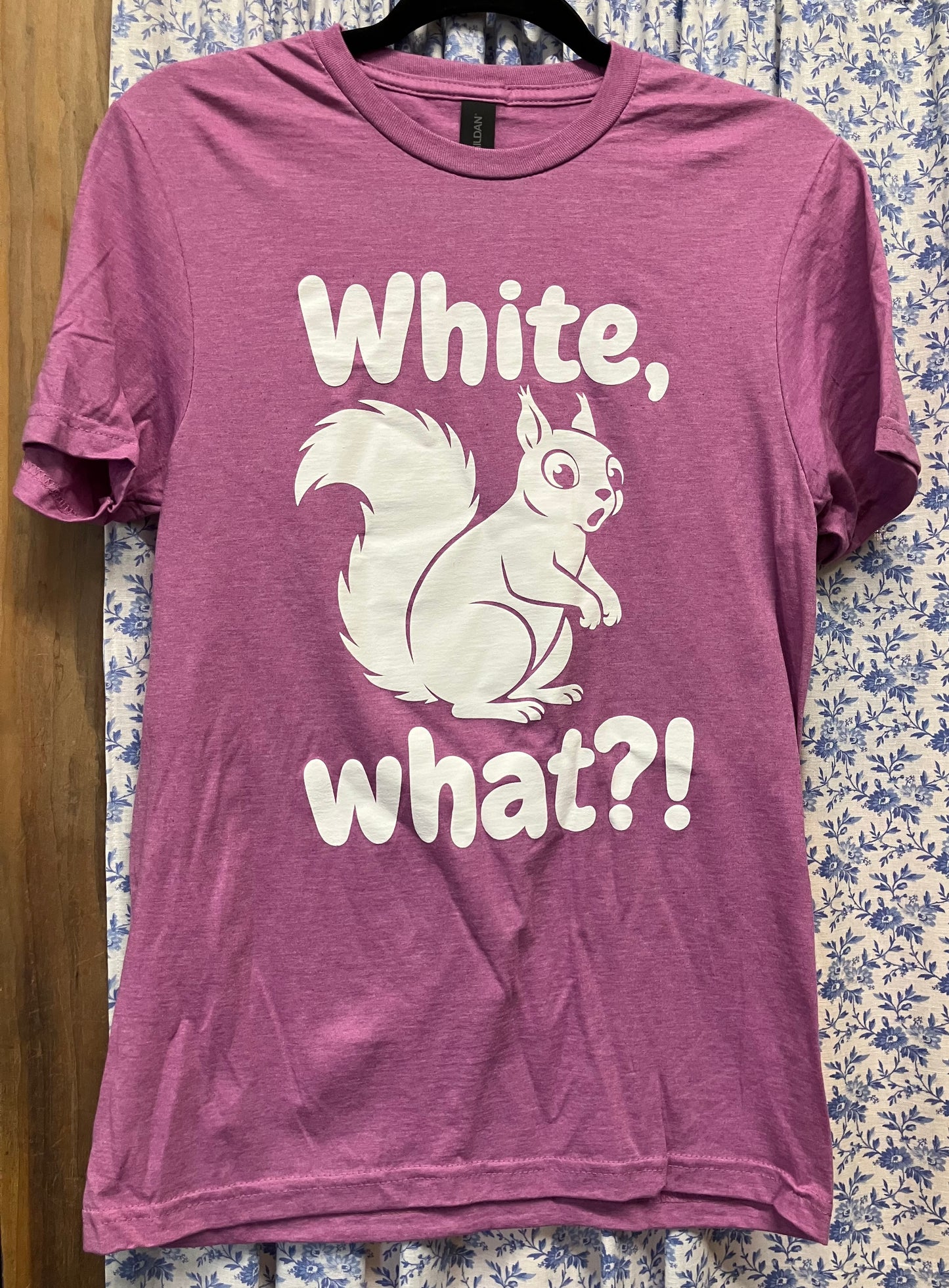 T-Shirt - Adult - White, What? - Short Sleeve Crew Neck