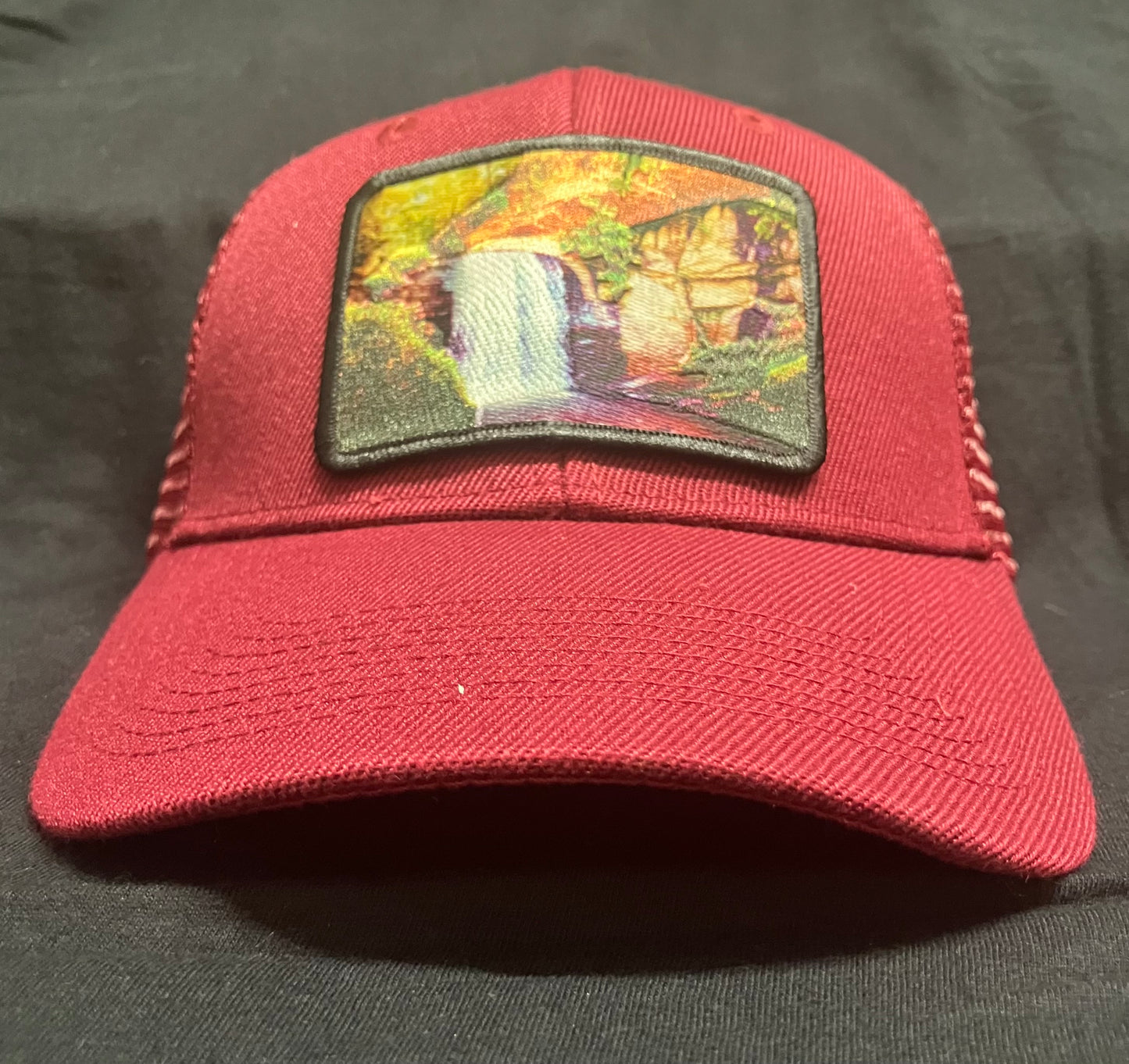 Trucker Hats - Looking Glass Falls Patch - Structured with Mesh Snap Back