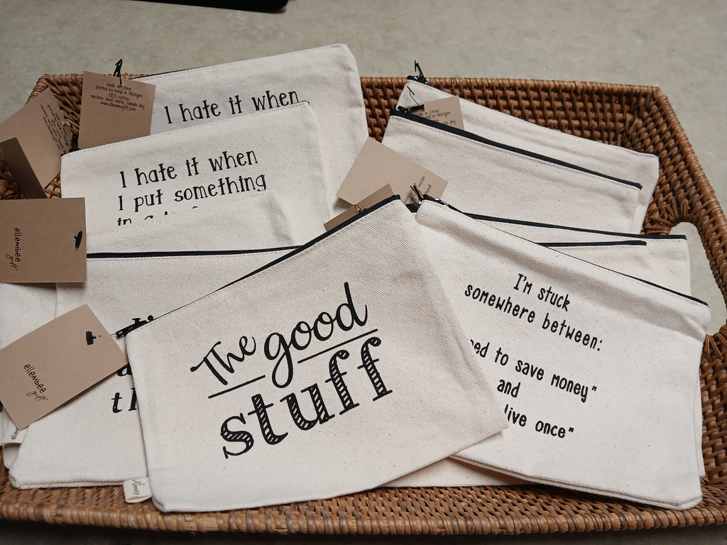 Bags - Zipper Pouch for Purses, Backpacks