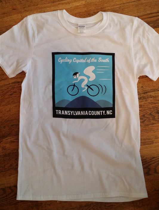 T-Shirt - Adult - Cycling Capital of South - Short Sleeve Crew Neck