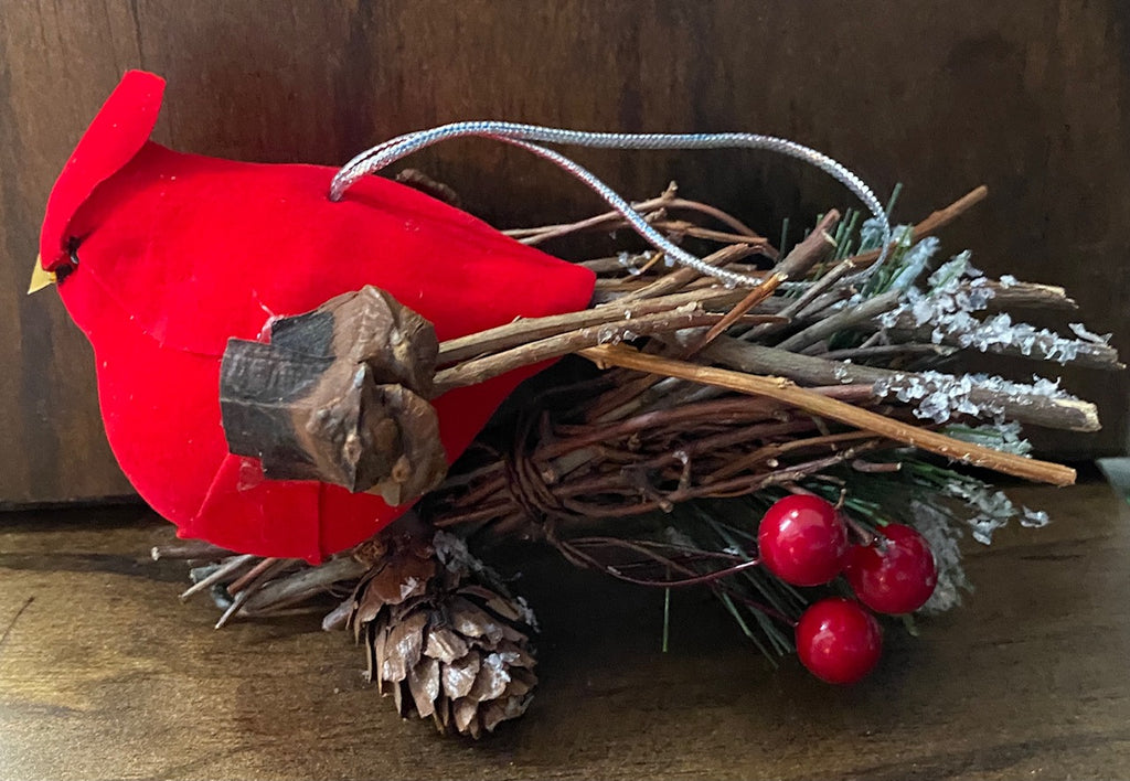 Ornament - Fat Cardinal Woodland Ornament