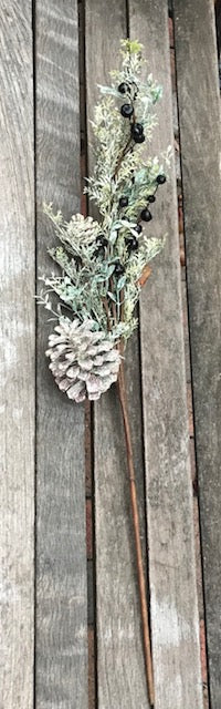 Stems - Leaf & Pine 24" Spray #