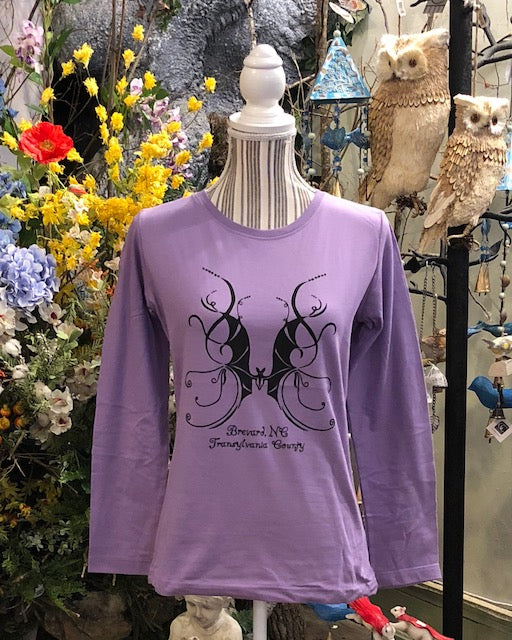T-Shirt - For Women - Transylvania County, Brevard, NC - Long-Sleeve, Crew Neck