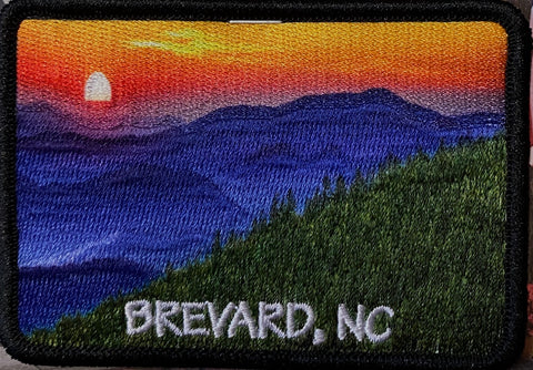 Patch - Photo-Over Mountain Sunset Scene