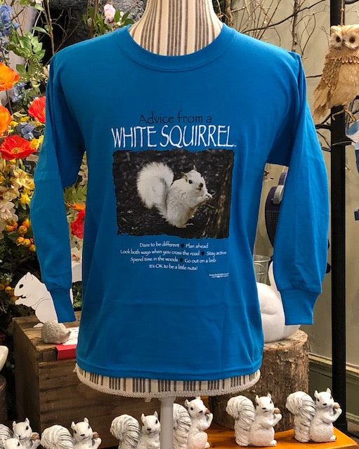 T-Shirt - Kids - Youth - Advice from a White Squirrel - Long Sleeve Crew Neck