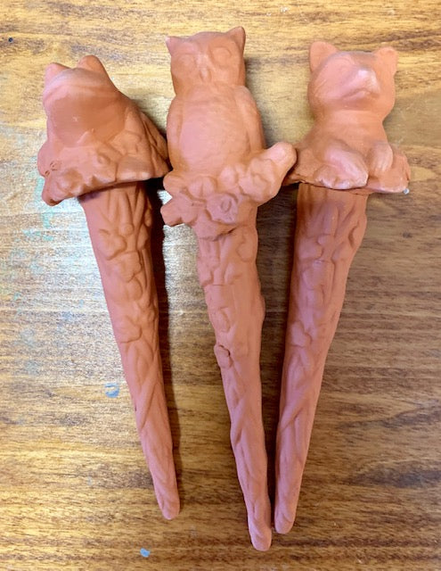 Miniature Garden Stakes - Frogs, Owls, Fox