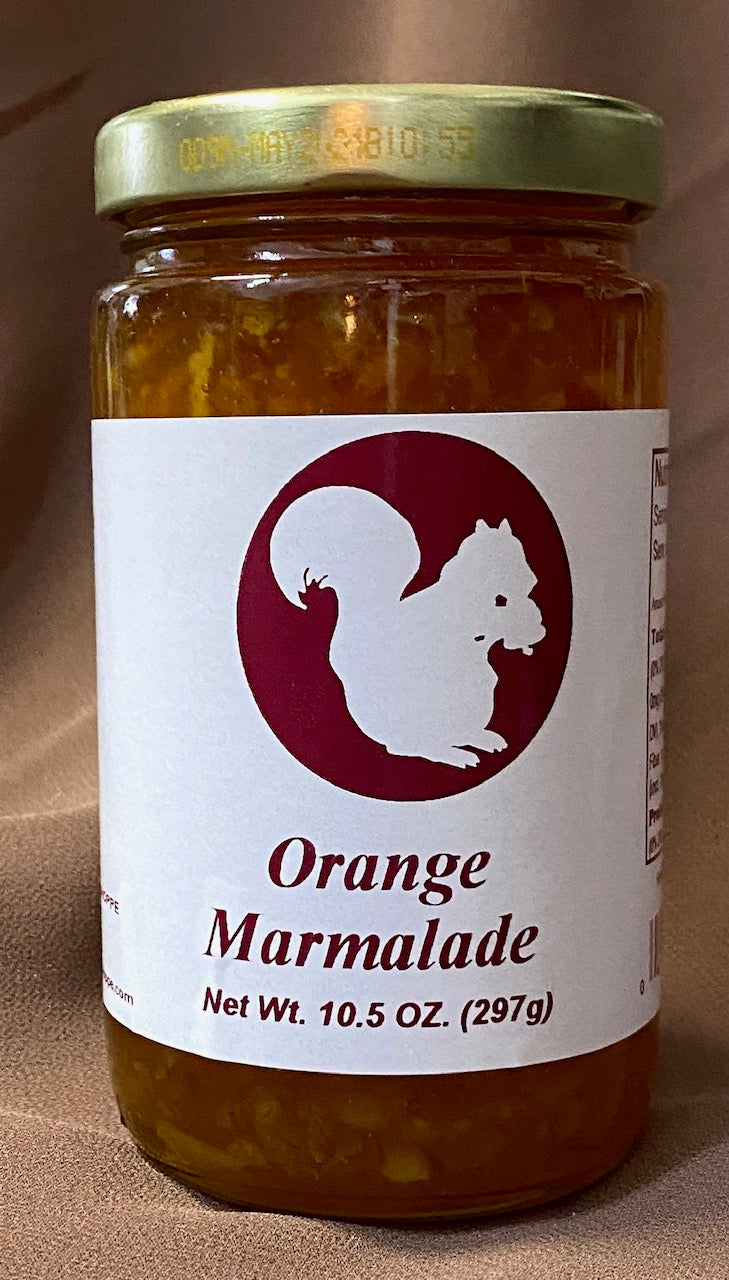 Jams, Jellies, Preserves, Marmalades, Fruit Butters made Especially for the White Squirrel Shoppe