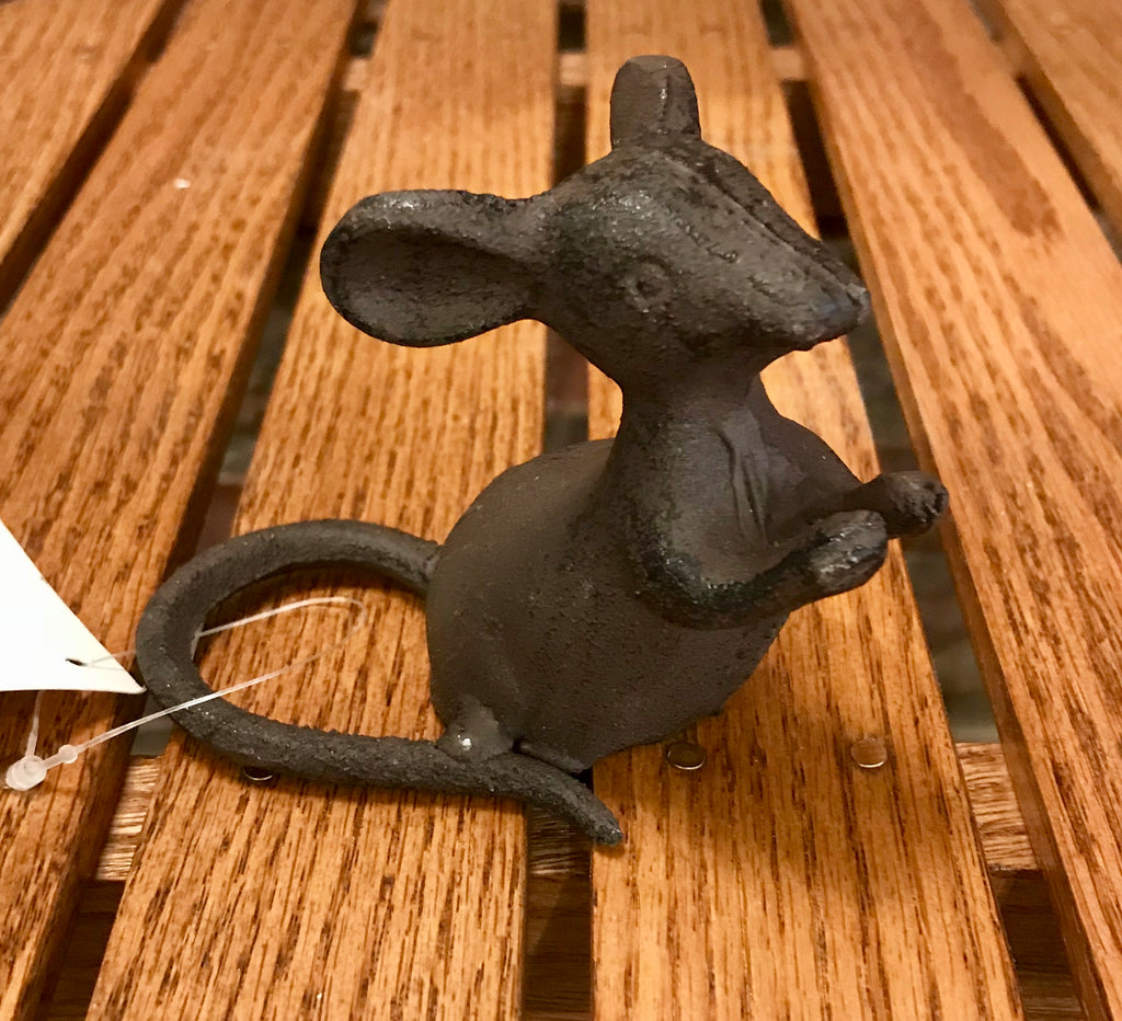 Home Decor - Cast Iron Mouse
