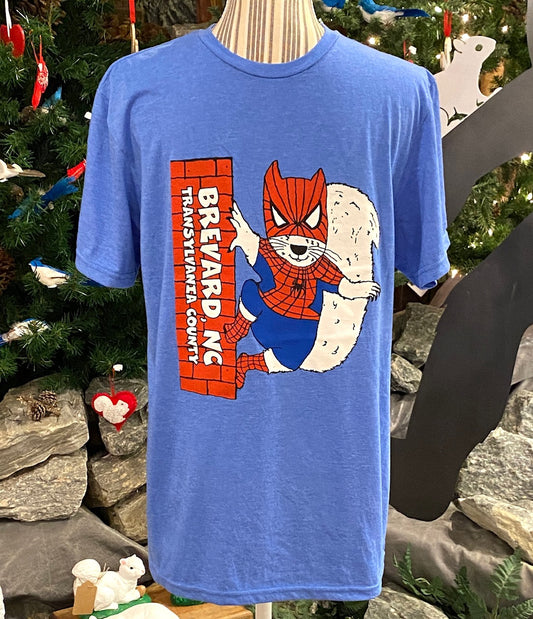 T-Shirt - Adult - Spiderman Squirrel - Short Sleeve Crew Neck