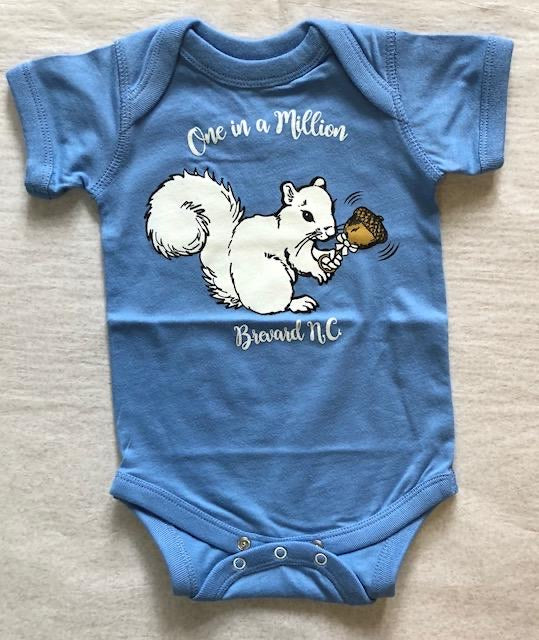 T-Shirt - Kids - Baby Onesie - One in a Million in Carolina Blue