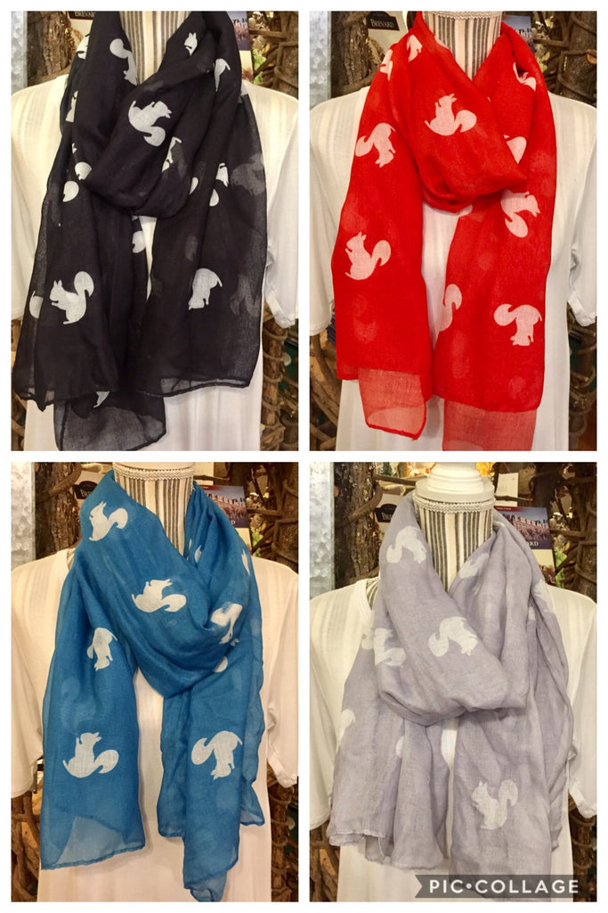 Come in today and ask me how to get a FREE White Squirrel Scarf!