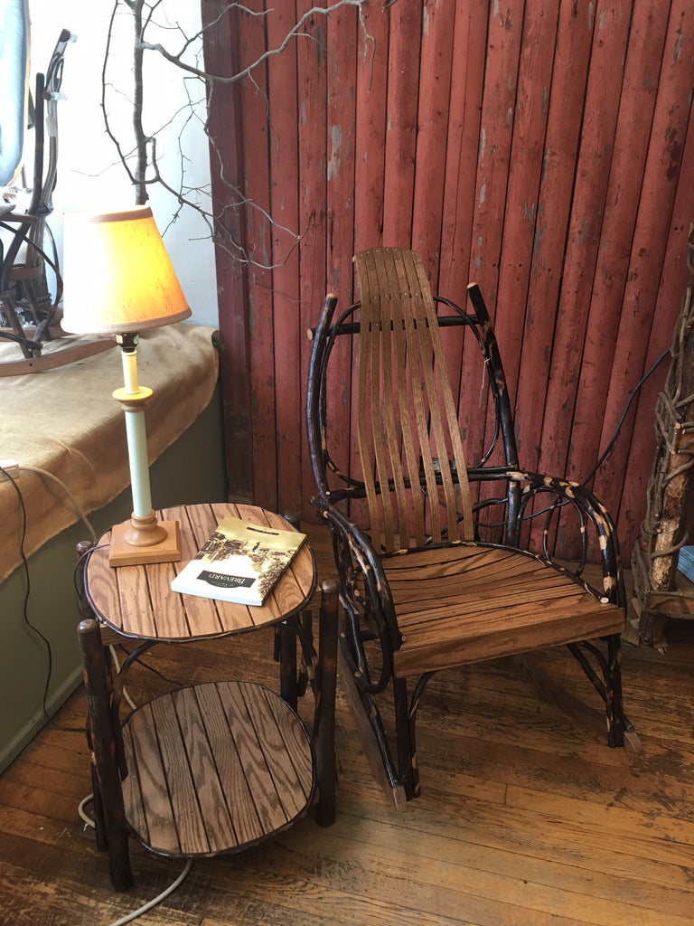 Perfect for your Porch to watch a Sunrise or Sunset- Amish Rockers and End Tables
