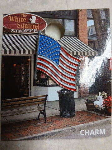 Hat/Lapel Pin - Painted Metal - American Flag