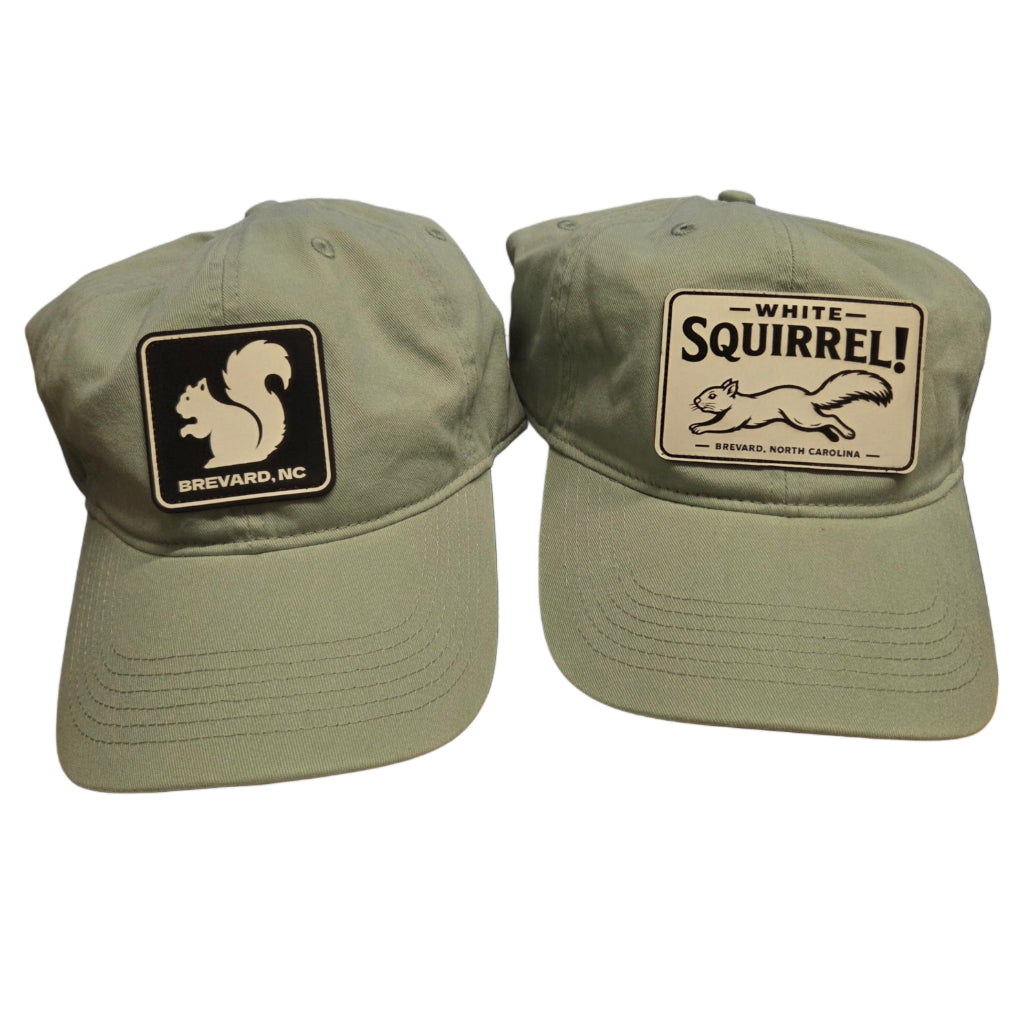Comfort Colors White Squirrel Baseball Hat Brevard NC