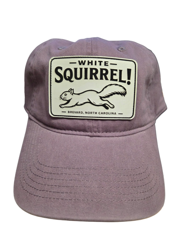 Comfort Colors White Squirrel Baseball Hat Brevard NC