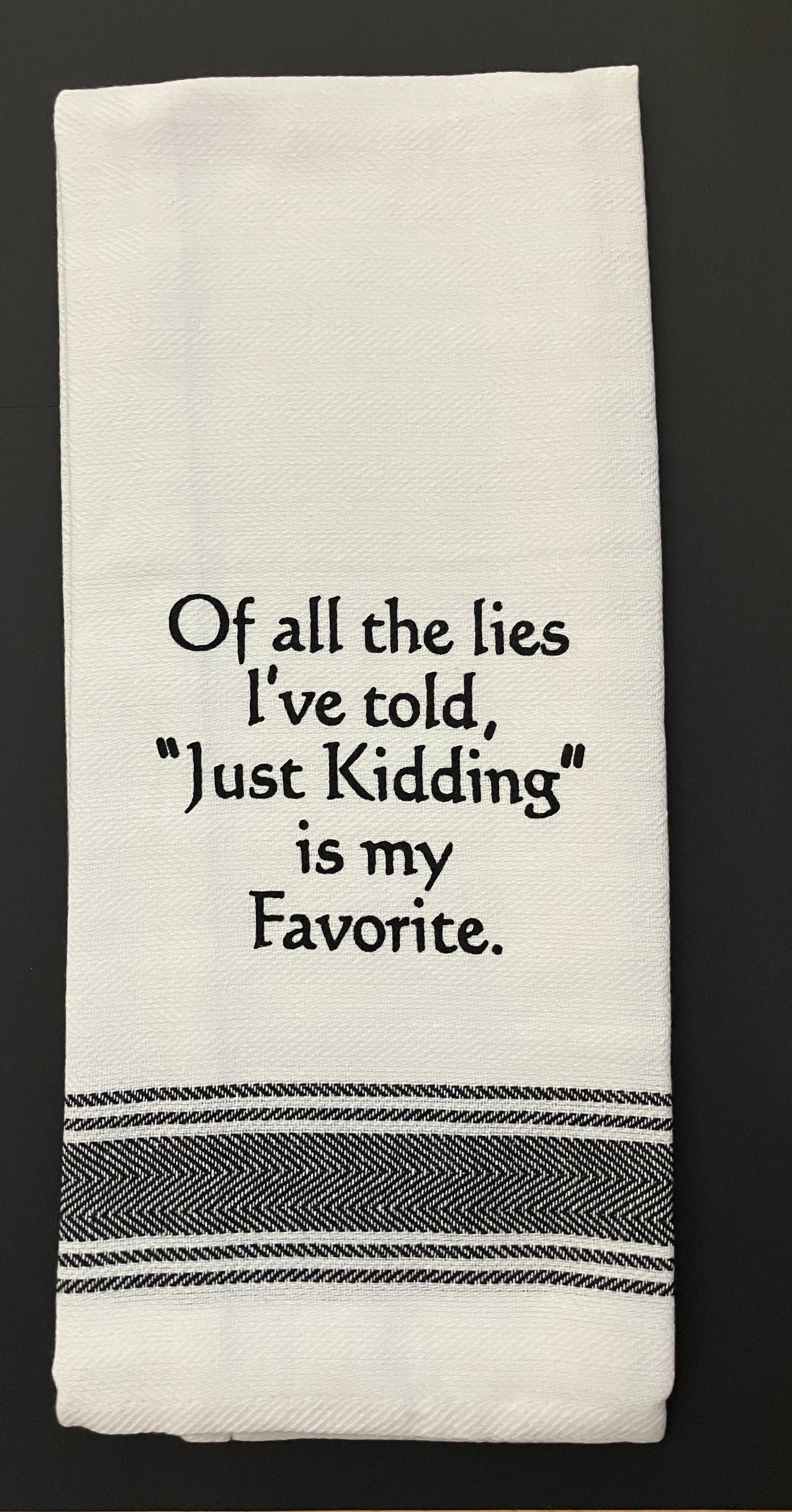 Towel - Bistro Towels with Funny Quotes