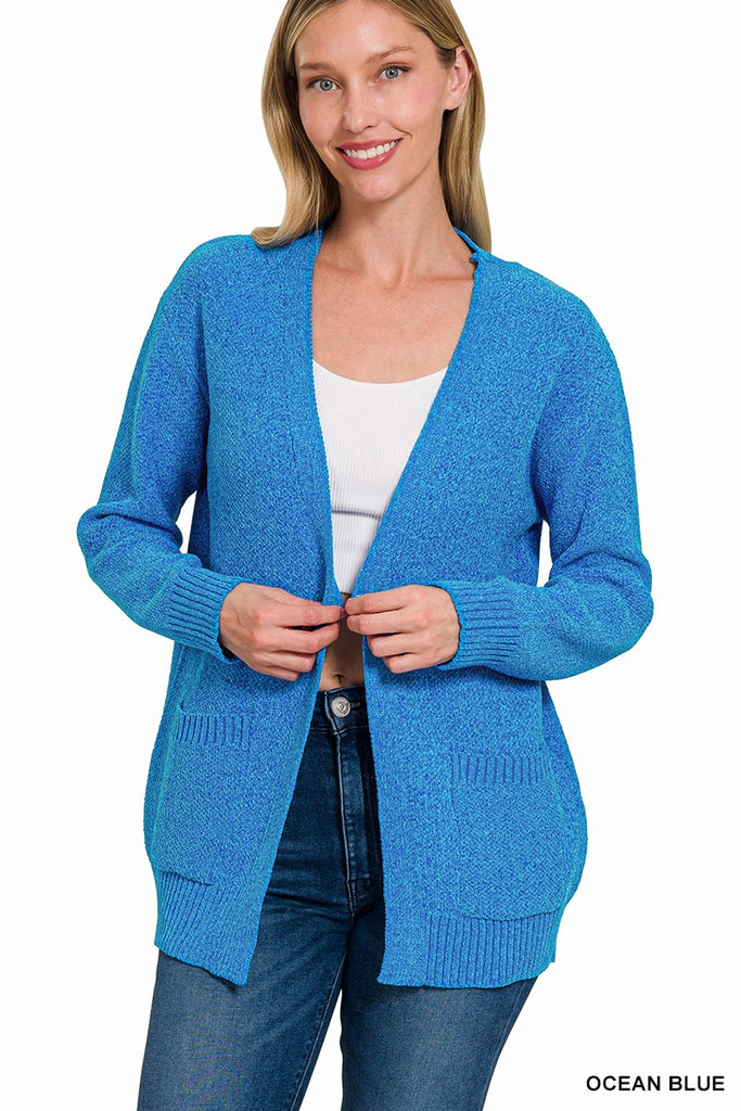 Cardigan for Ladies - Ultra-Soft Open Front with Pockets
