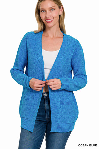 Cardigan for Ladies - Ultra-Soft Open Front with Pockets