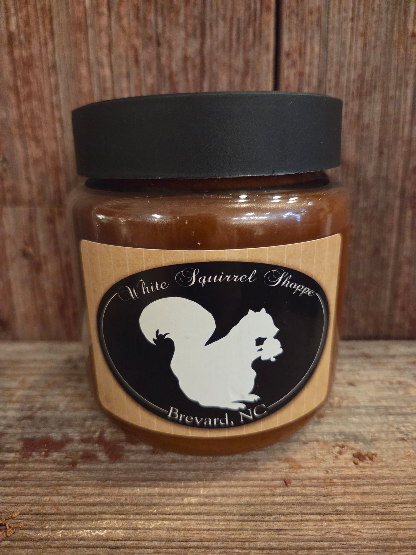 Mama's Sweet Tea scented candle 16 oz in glass jar with White Squirrel Shoppe Brevard NC label