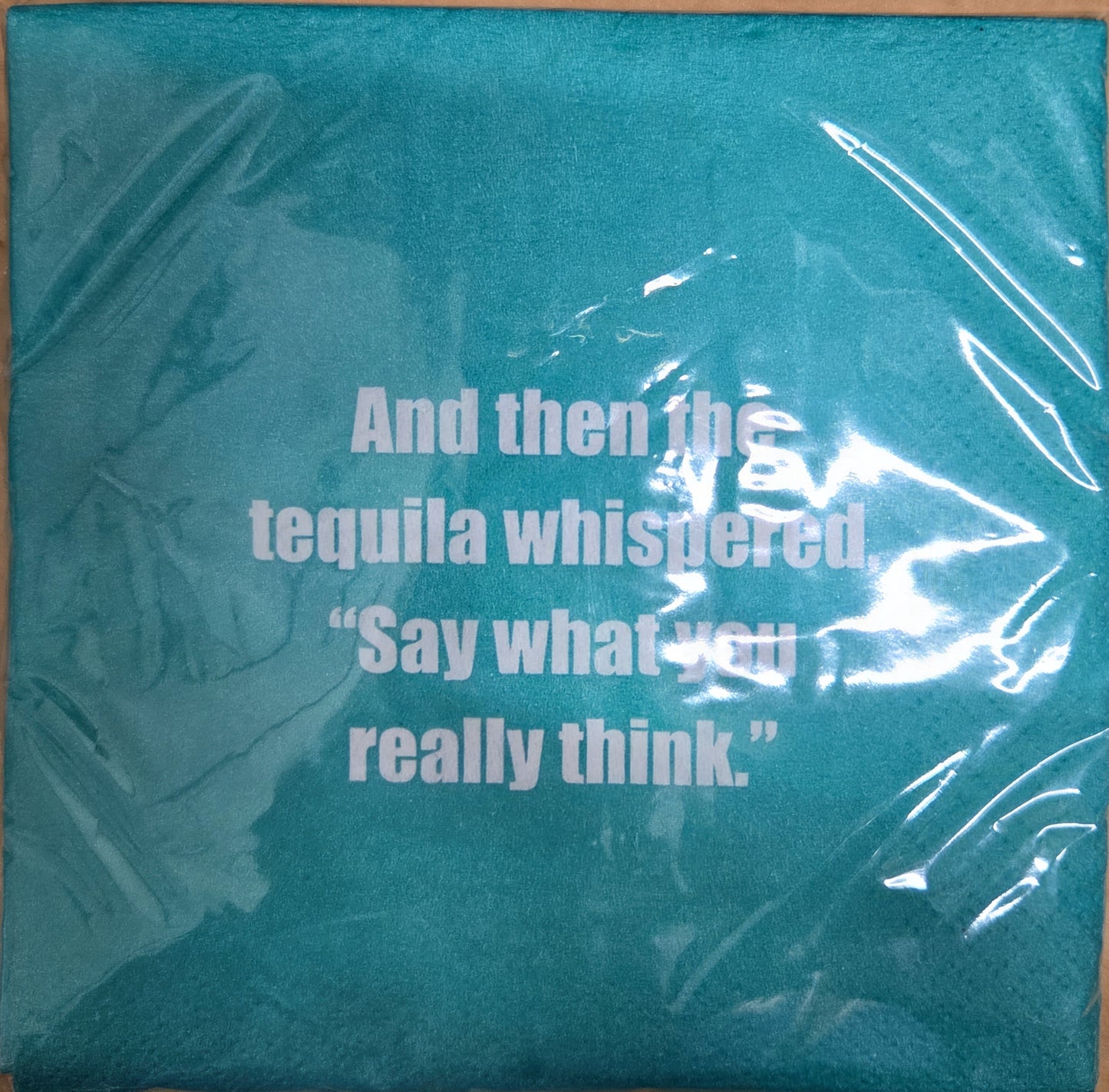 Napkins - Cocktail size for Happy Hour - Funny for Everyone - Solid Bright Colors