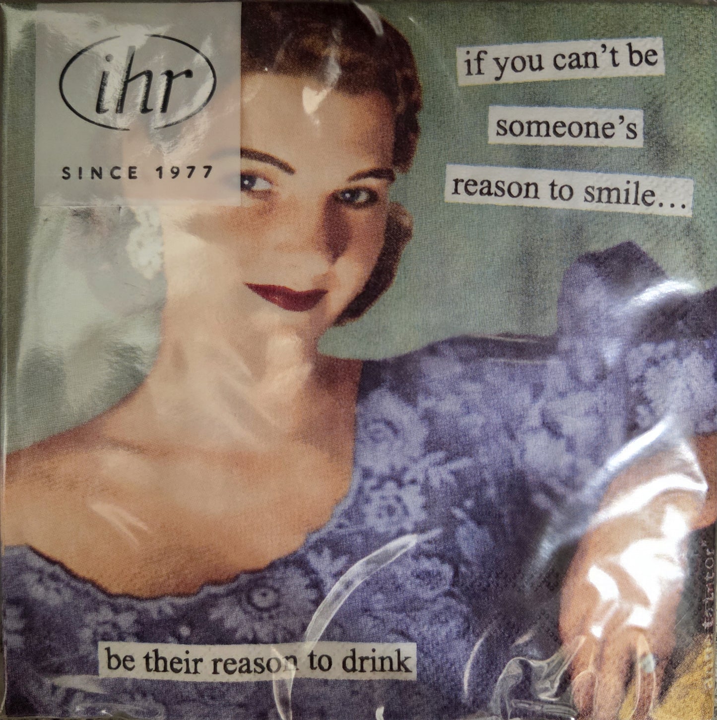 Napkins - Cocktail size for Happy Hour - Funny for Everyone - 50's theme
