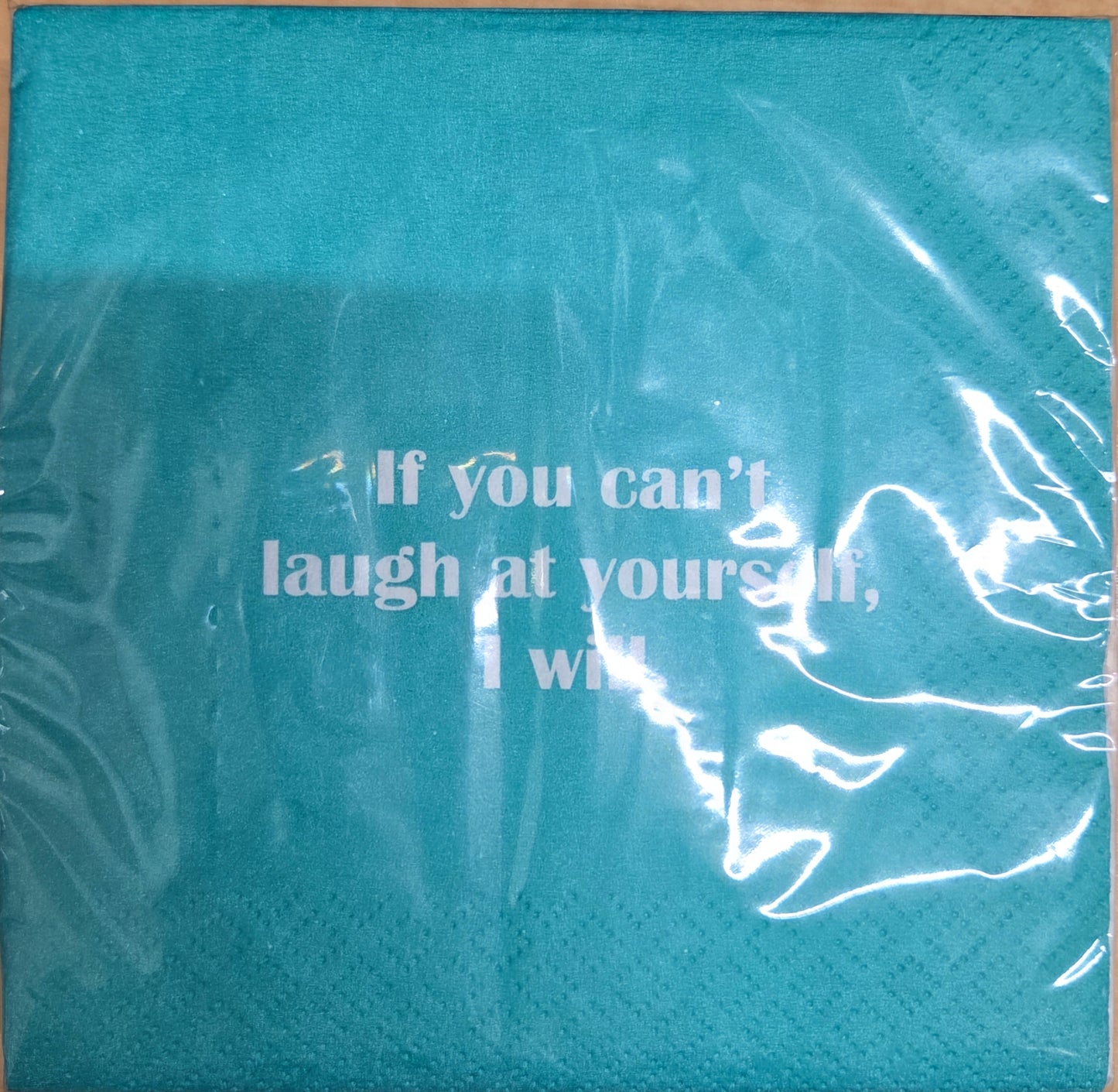Napkins - Cocktail size for Happy Hour - Funny for Everyone - Solid Bright Colors