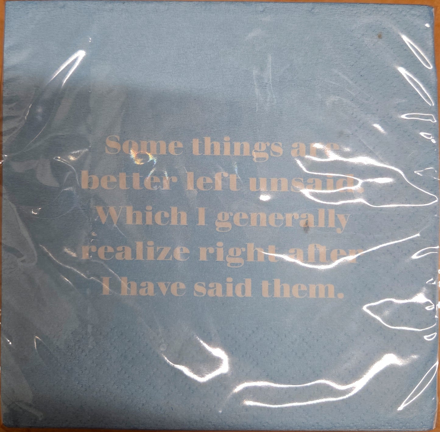 Napkins - Cocktail size for Happy Hour - Funny for Everyone - Solid Bright Colors