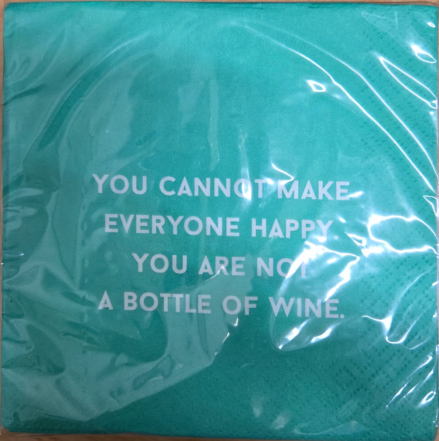 Napkins - Cocktail size for Happy Hour - Funny for Everyone - Solid Bright Colors