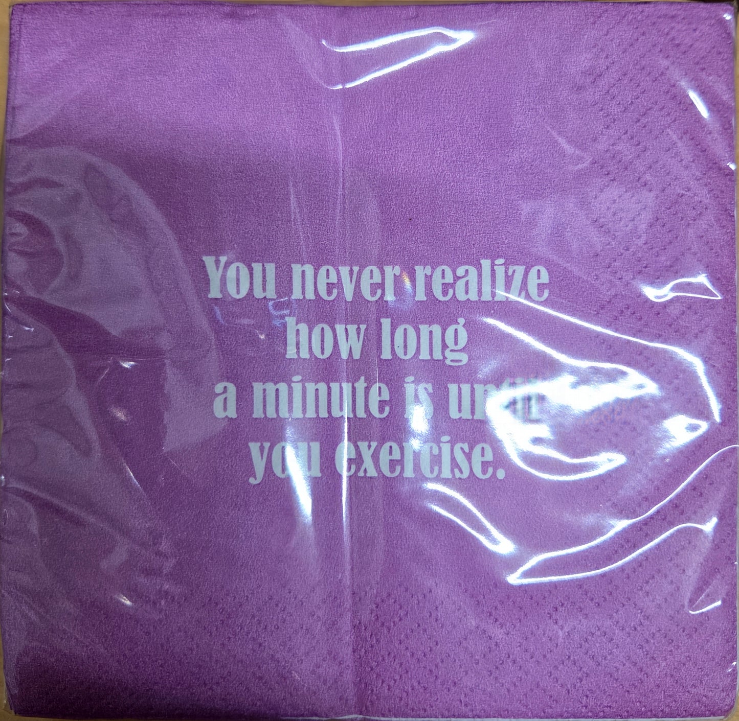 Napkins - Cocktail size for Happy Hour - Funny for Everyone - Solid Bright Colors