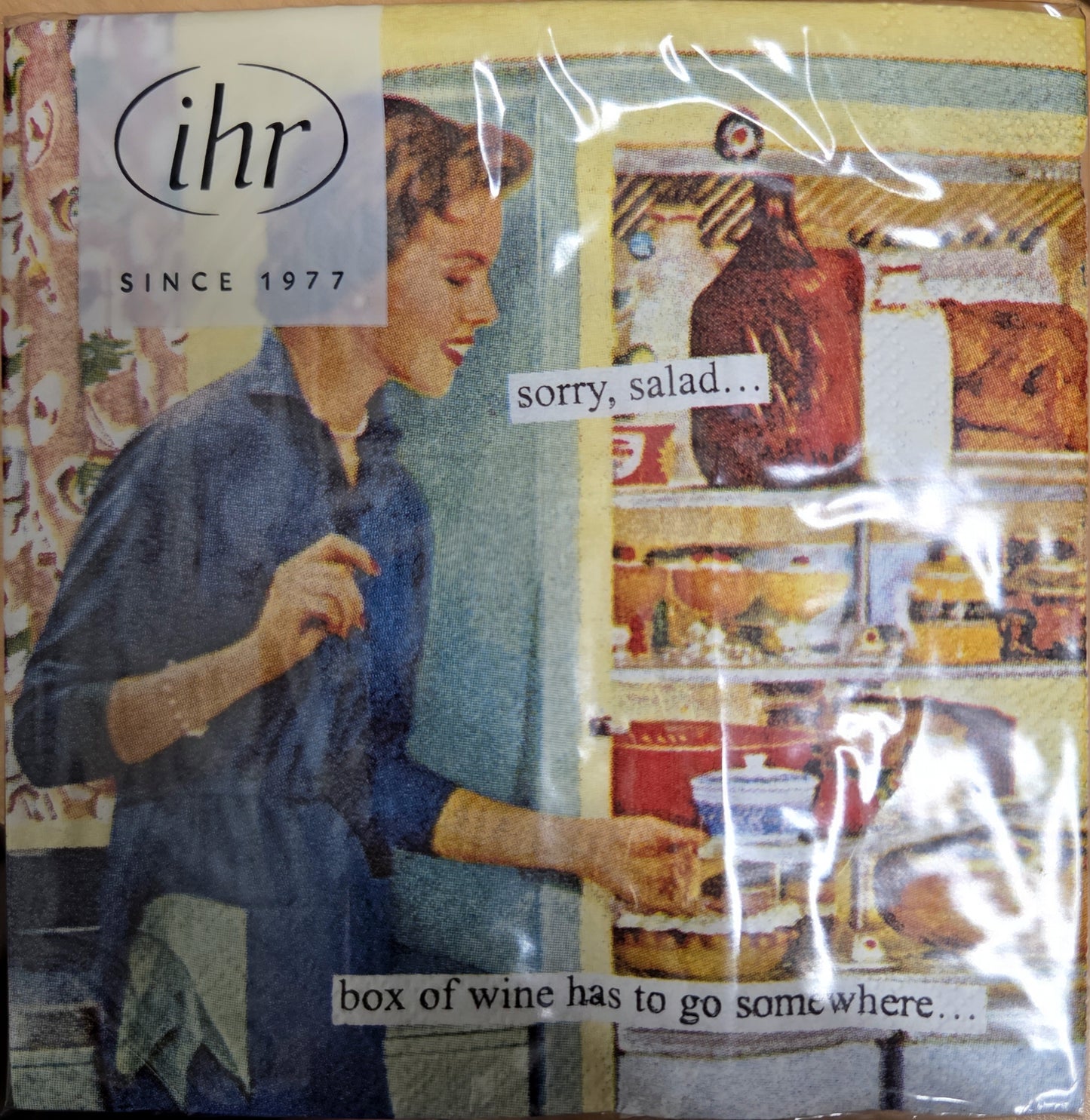 Napkins - Cocktail size for Happy Hour - Funny for Everyone - 50's theme