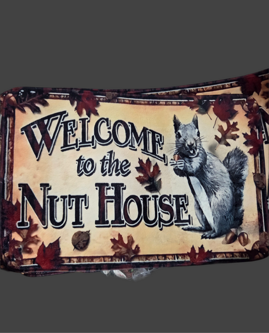 Cushioned Floor Mat - Welcome to the Nut House